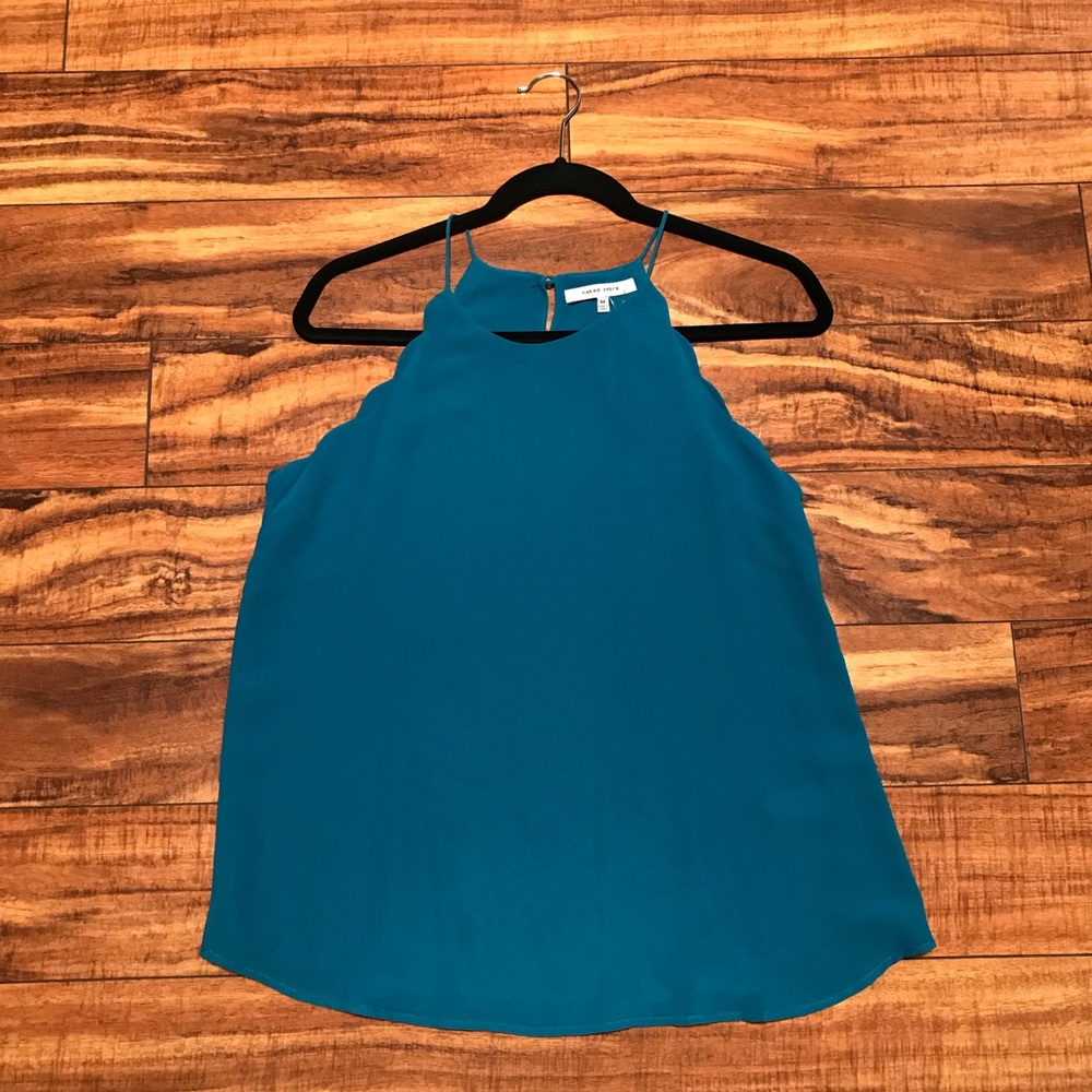 *PRICE DROP* Naked Zebra Scalloped Tank Top